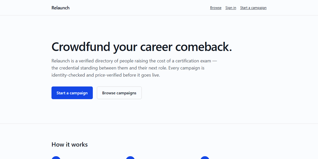 Relaunch screenshot